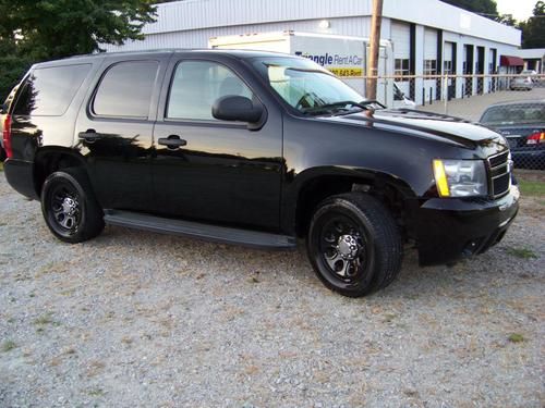 2007 chevrolet tahoe ppv: black highway patrol vehicle ppv:  ex ncshp vehicle