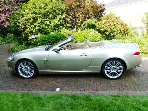 2008 jaguar xkr convertible | winter gold with caramel leather interior