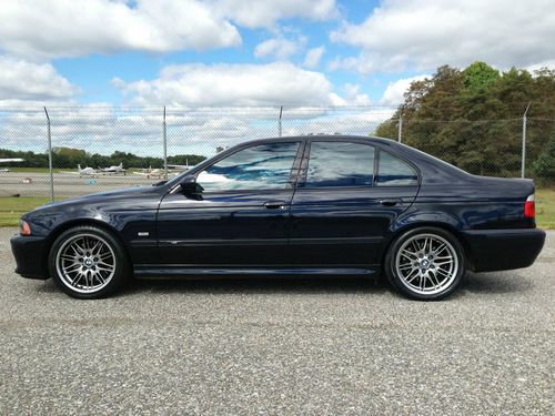 2003 bmw m5 base sedan 4-door 5.0l e39 carbon black on caramel luxury package