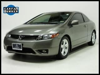 2008 honda civic ex 2dr coupe automatic sunroof cd alloys one owner