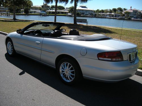 2002 limited convertible~chromes~leather~new top~v6~trip computer~p.seat~florida