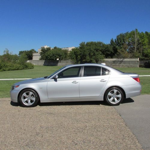 05 530i silver/gray leather sunroof 74k auto alloys immaculate