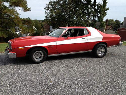 1975 ford gran torino starsky &amp; hutch clone - cool car - attention grabber!!