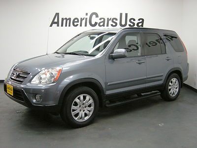 2006 cr-v 4x4 se leather sunroof carfax certified one owner excellent condition