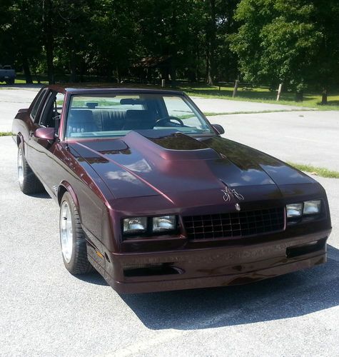 1986 montecarlo ss custom, blackcherrypearl,