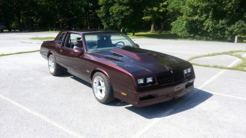 Buy used 1986 MonteCarlo SS custom, BlackCherryPearl, in Annville