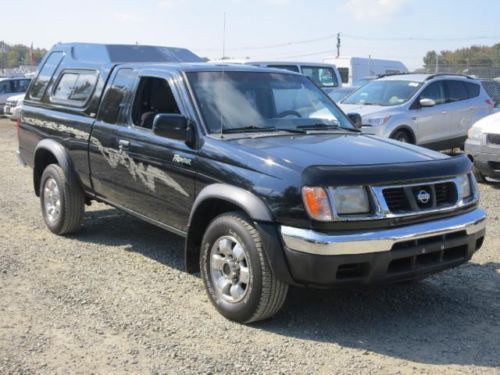 1998 nissan frontier se king cab 4 cylinder 4x4 5 speed manual pickup truck cap!