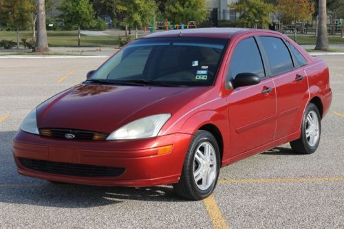Envy-automotive.com 2002 ford focus se sedan red *****no reserve auction******