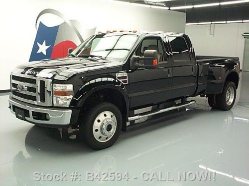 2008 ford f450 lariat crew 4x4 diesel dually nav 36k mi texas direct auto