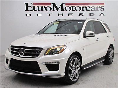 Ml63 ml amg white mercedes black leather p30 performance pano distronic dealer