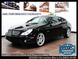 2008 mercedes benz cls63 black amg performance package p2 keyless go nice car!!