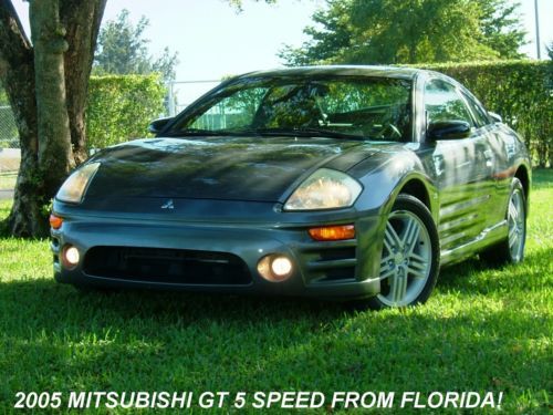2005 mitsubishi eclipse gt 5 speed from florida! asoluely li ke new! one owner!