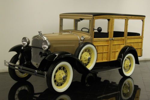 1931 ford model a woody wagon restored final year 200.5ci 4 cylinder 4 speed od
