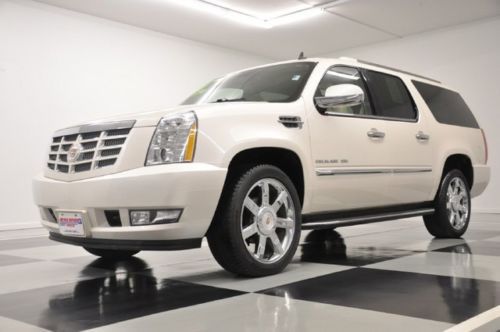 Awd white diamond navigation dvd luxury cooled leather 2011 escalade 12 for sale