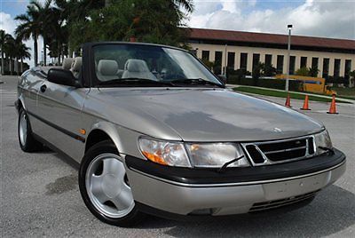 1996 saab 900 se v6 convertible - only 50,000 original miles - florida car