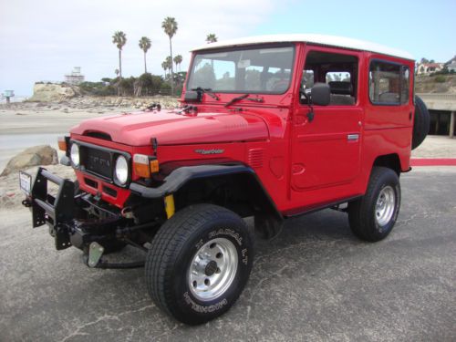 1982 landcruiser real bj42 diesel,rare,hardtop,nice paint and body,ca truck,lhd