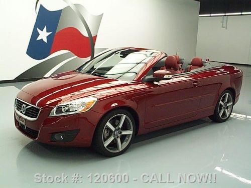 2011 volvo c70 t5 convertible dynamic leather nav 32k!! texas direct auto