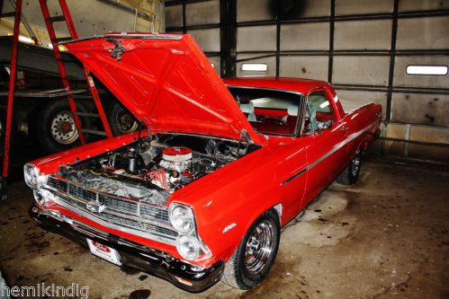 Vintage 1967 ford ranchero fairlane 289 v8 auto hot rod classic muscle car