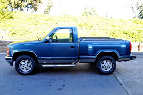 Buy used 1990 Chevrolet K1500 1/2 Ton Stepside Single Cab ...