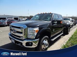 11 ford super duty f-350 drw 4wd crew cab 172&#034; lariat leather seats dually