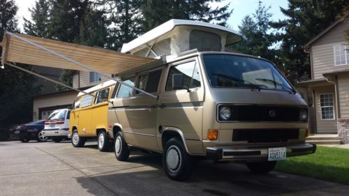 1985 volkswagen bus/vanagon gl camper no reserve