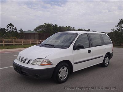 2001 ford windstar lx clean carfax florida van low miles 7 passenger 3.8l v6 low