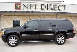 11 4x4 6.2 v8 htd cooled leather dvd 3rd row camera 37k mi net direct auto texas
