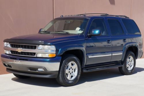 05 chevy tahoe lt mroof rear dvd bose leather 3rd row heated sts no reserve!!!!!