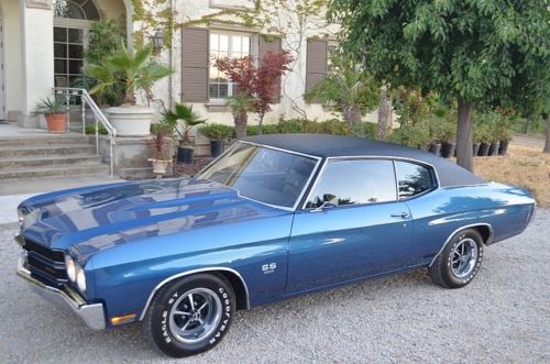 1970 chevelle ss396 &amp; th400 - restored numbers matching with build sheet &amp; opts!