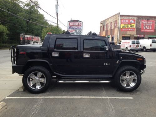 2008 hummer h2 sut 22&#034; rims flowmaster dual exhaust dvd plus all the toys