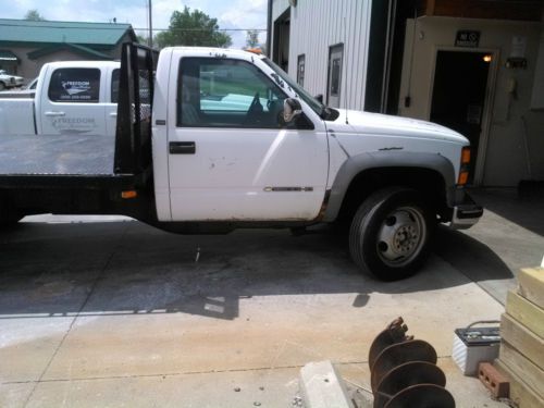 Buy used 1995 Chevrolet 3500HD Diesel Flatbed dually, 2 ...