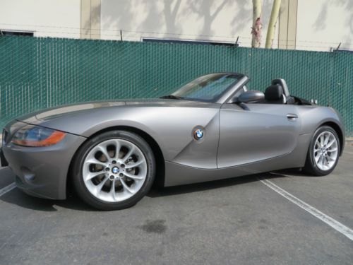 2003 bmw z4 2.5i convertible no reserve ca car clean carfax leather cd wow! z3