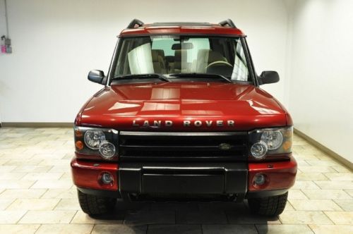 2004 land rover discovery se red/tan low miles ****rare color