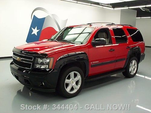 2007 chevy tahoe 3lt leather sunroof nav dvd 20&#039;s 80k texas direct auto