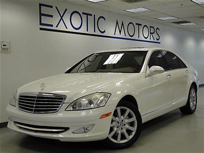 2007 mercedes s550!! nav a/c&amp;heated-sts hk-sound/6-cd soft-touch-doors 18wheels