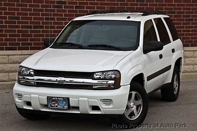 05 trailblazer ls cd player power options tow package abs a/c roof racks
