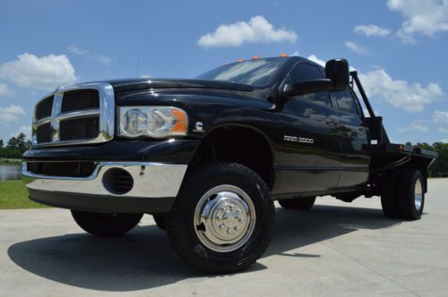 2003 dodge ram 3500 quad cab slt 5.9l diesel 4x4 flatbed