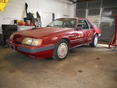 1986 ford mustang svo 1 of 276 built very rare