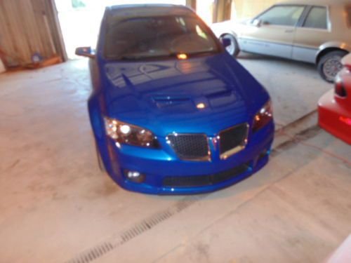 2009 pontiac g8 gxp 6.2 ls3 auto automatic sunroof blue metallic 1 of 35