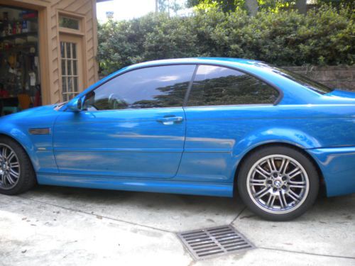 2003 bmw m3 coupe laguna seca blue, 6 speed, 97,000 miles, loaded, excellent