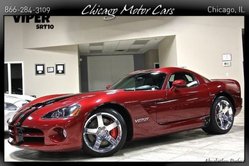2008 dodge viper srt10 coupe only 7500 miles venom red 8.4l one owner perfect