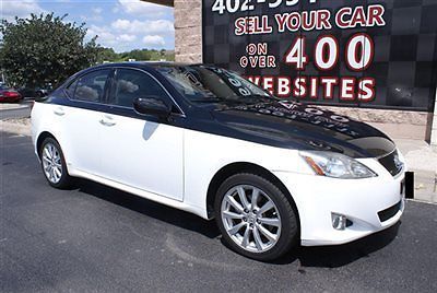 2007 lexus is 250 awd custom paint heated &amp; cooled seats leather paddle shifters