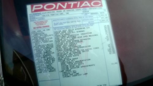 1975 PONTIAC TRAN AM RARE CONDITION PHS DOCUMENTED, ORIG W/PRO TOURING STYLE, image 20
