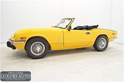 1977 roadster inca yellow excellent condition wire wheels