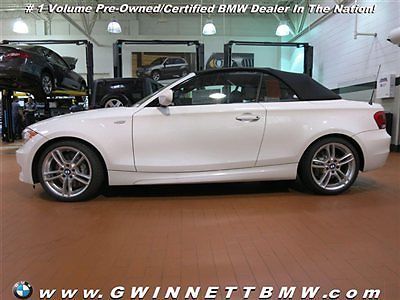 135i 1 series low miles 2 dr convertible automatic gasoline 3.0-liter dual overh