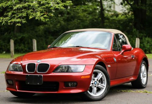 2000 bmw z3 convertible 5speed manual low 66k miles rare color garaged