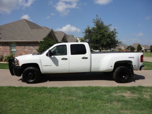 2007.5 chevrolet 3500 dually 4x4 diesel automatic crew cab