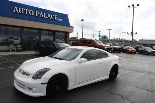 2004 infiniti g35 body kit pearl white 94kmi we finance bad credit ok