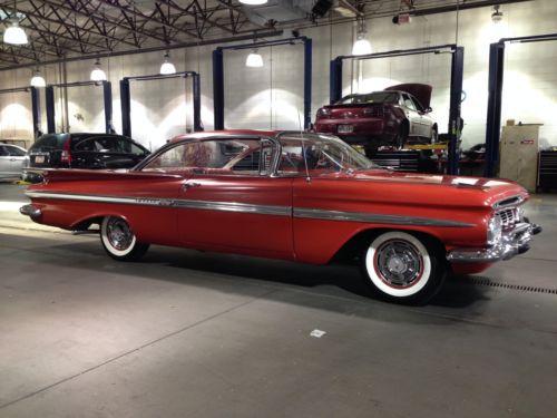 1959 chevrolet impala sport coupe hard top survivor 348 *lots of pics and videos