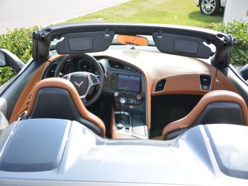 Corvette Stingray 2014 Gray Convertible Z51 Automatic Low Miles Navigation, image 11